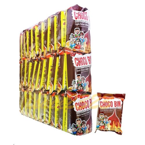 0418043001686542702CVChocoBin26gX30pcs8-600x600 CV Bin Bin Snack Choco