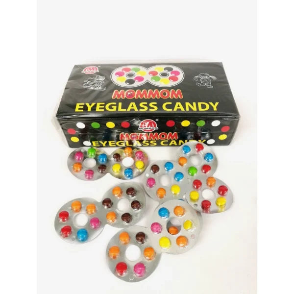 43a34dafa977a3a2f3bd552d5b82a5da.webp 40 Pcs Childhood Mommom Eyeglass Chocolate Candy 320g HALAL