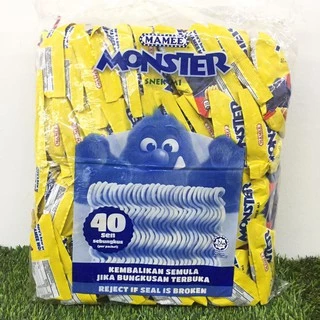 6cab23721f80490b873155d40e0a49e2.webp 10 Packs Mamee Monster Spicy Snek Mi Noodle Snack 25g Each HALAL