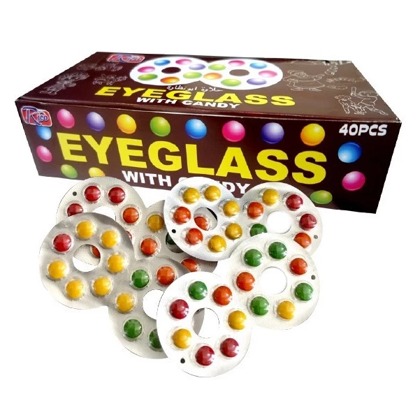 9deb0d8a06c37377f1e172efbebb8a84.webp 40 Pcs Childhood Mommom Eyeglass Chocolate Candy 320g HALAL