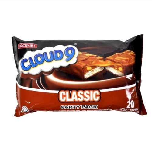 Screenshot 2026-10-15 154438 20 Packs Cloud 9 Classic Party Pack Plus Party Pack Chocolate Filled With Creamy Caramel Rice Crispies Nuts HALAL