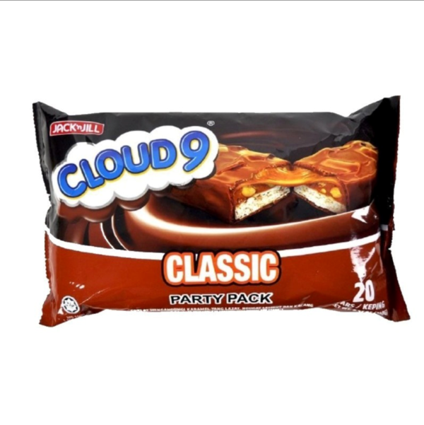 Screenshot 2026-10-15 154438 20 Packs Cloud 9 Classic Party Pack Plus Party Pack Chocolate Filled With Creamy Caramel Rice Crispies Nuts HALAL