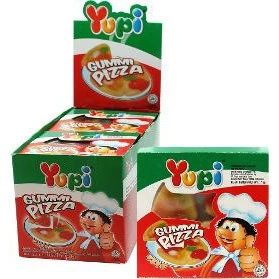 12 Pcs Original Yupi Pizza   Aquarium   Sweet Heart  Fruit Cocktails Gummy HALAL 15g Each