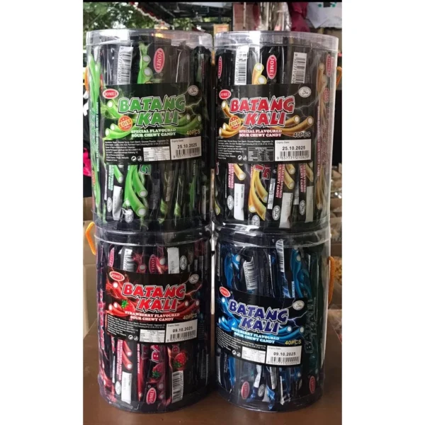 my-11134207-7r98t-lo3srbh8ey9y51.webp 40 Pcs Edisi Terhad Epal Jomei Batang Kali Batangkali Durian Blueberry Apple Strawberry Sour Chewy Candy Egg Popping