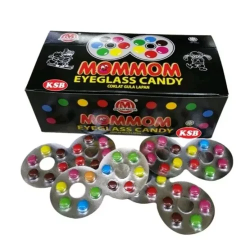 my-11134207-7r98z-lqqxzr3hkzzy18.webp 40 Pcs Childhood Mommom Eyeglass Chocolate Candy 320g HALAL