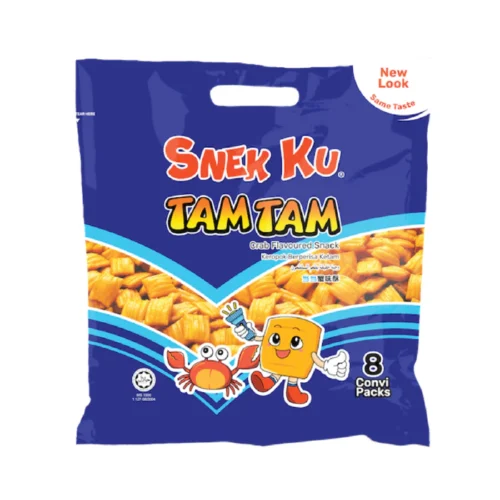 my-11134207-820l9-ml4h43gb3pqed8.webp Snek Ku Tam Tam Crab Flavoured Snack 20gm 8 s