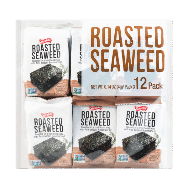 98a7e65e0a28ed14328eade77b0bbb84_757x757.png Roasted Seaweed - 12 Packs × 4g (Total 48g)